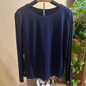 Klassy Network Deep Blue Long Sleeve Top